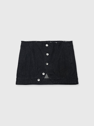 DENIM LAP SKIRT