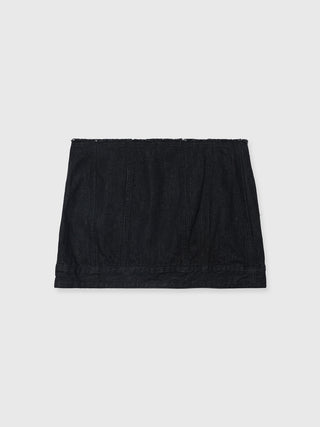 DENIM LAP SKIRT