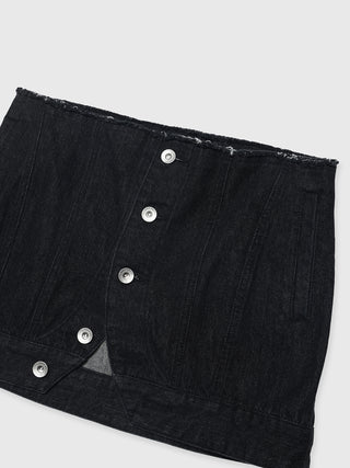 DENIM LAP SKIRT