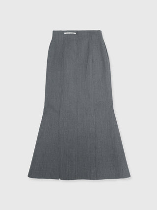 TACK WOOL SKIRT