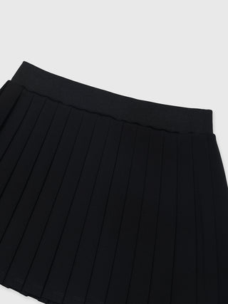 JOSEMOON JERSEY PLEATED SKIRT