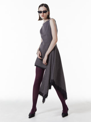 ASYMMETRY MINI DRESS