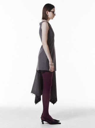 ASYMMETRY MINI DRESS