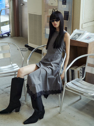 ASYMMETRY MINI DRESS