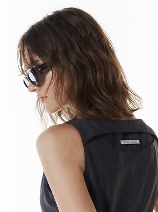 ASYMMETRY MINI DRESS