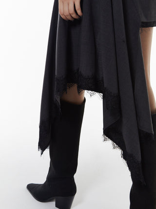 ASYMMETRY MINI DRESS