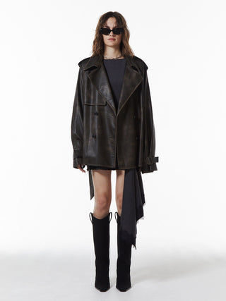 ASYMMETRY MINI DRESS
