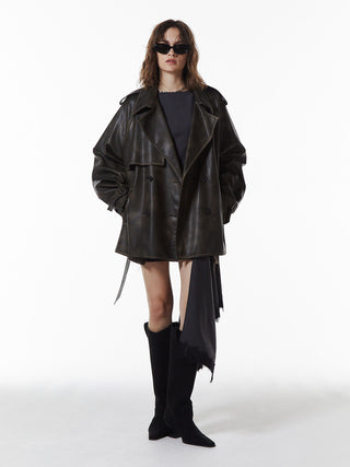 ASYMMETRY MINI DRESS