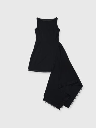 ASYMMETRY MINI DRESS