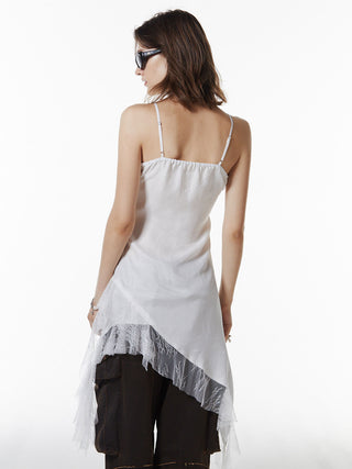 ASYMMETRY LACE DRESS