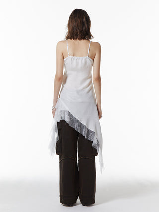 ASYMMETRY LACE DRESS