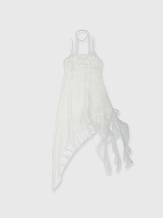 ASYMMETRY LACE DRESS