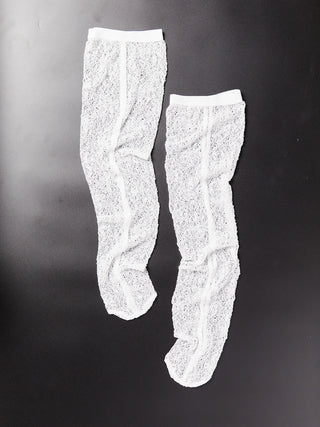 LACE OVER-KNEE SOCKS