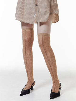 LACE OVER-KNEE SOCKS