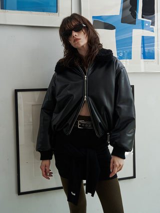 PUFFY BOMBER JACKET