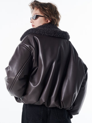 PUFFY BOMBER JACKET
