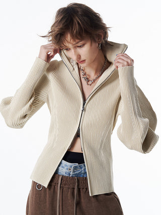 ESCARGOT SLEEVE KNIT