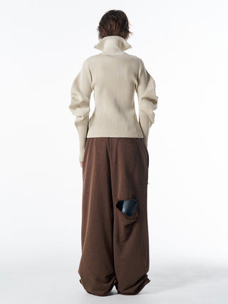 ESCARGOT SLEEVE KNIT