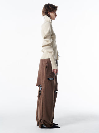 ESCARGOT SLEEVE KNIT