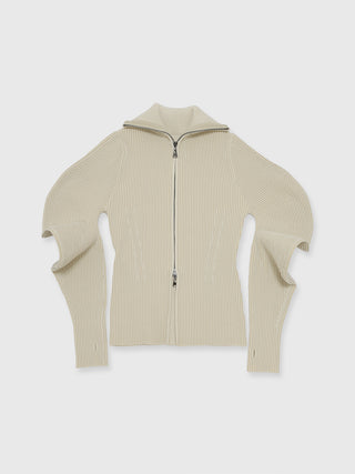 ESCARGOT SLEEVE KNIT