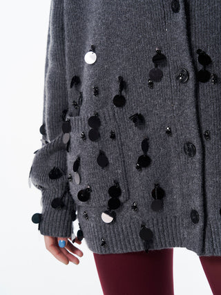 BIJOU OVER KNIT CARDIGAN