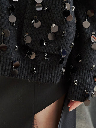 BIJOU OVER KNIT CARDIGAN
