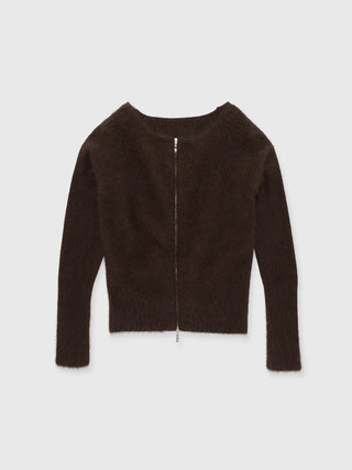 ZIP UP CARDIGAN