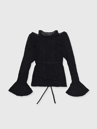 LACE COMPACT LAYERED TOPS