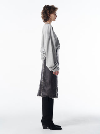 FAUX LEATHER TIGHT SKIRT