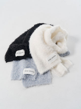 LAME KNIT SCARF