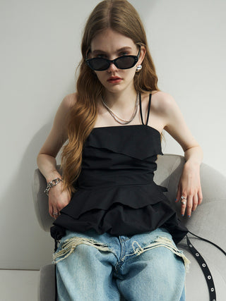 ASSYMMETRY CAMI BUSTIER