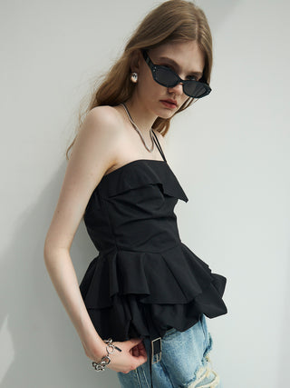 ASSYMMETRY CAMI BUSTIER