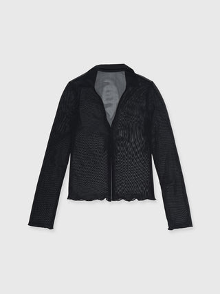 SHEER PATERN CARDIGAN