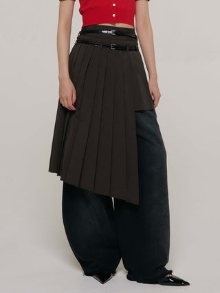 SCREW PLEATS SKIRT