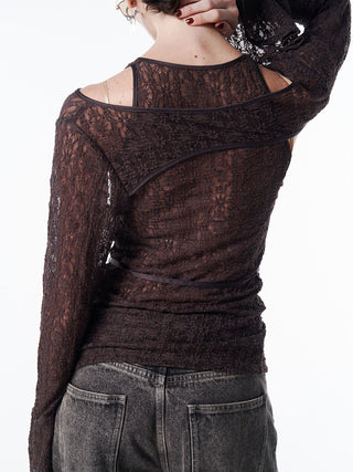 LACE COMPACT LAYERED TOPS