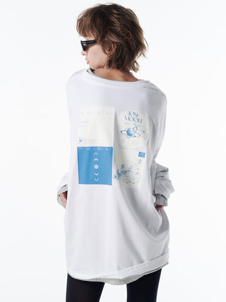 OVER PRINT LONG TSHIRT