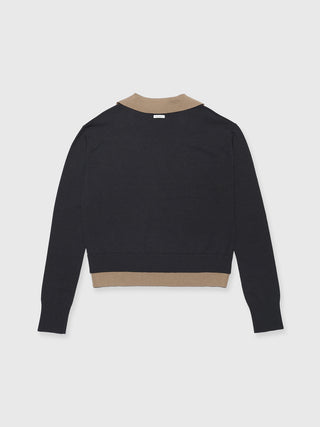 MOON LAYERED VNECK KNIT