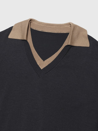 MOON LAYERED VNECK KNIT