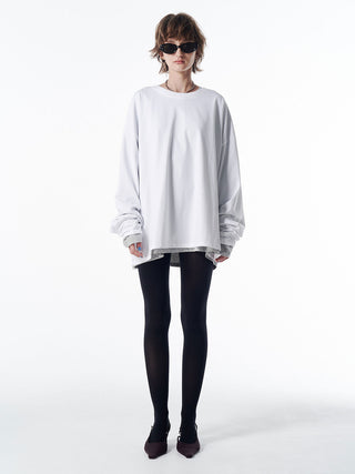 OVER PRINT LONG TSHIRT