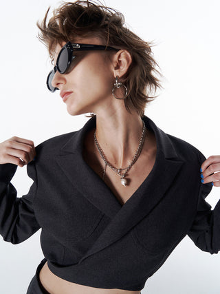 CROSS SHORT JACKET