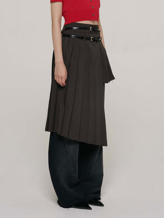 SCREW PLEATS SKIRT