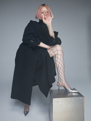 WOOL COMFORTABLE TRENCH COAT