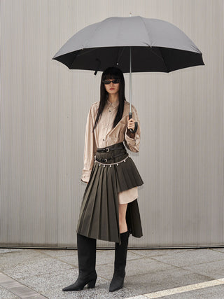 SCREW PLEATS SKIRT