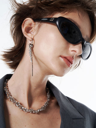 【JUSTINE CLENQUET】LIV CRYSTAL CHOKER