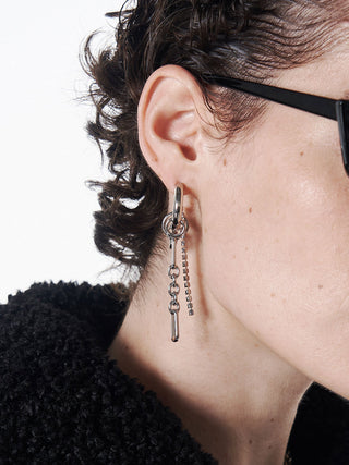 【JUSTINE CLENQUET】IRIS CRYSTAL EARRINGS