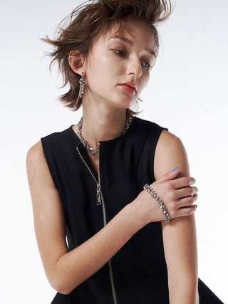 【JUSTINE CLENQUET】LIV CRYSTAL BRACELET