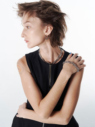 【JUSTINE CLENQUET】LIV CRYSTAL BRACELET