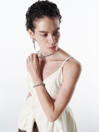 【JUSTINE CLENQUET】IRIS CRYSTAL EARRINGS