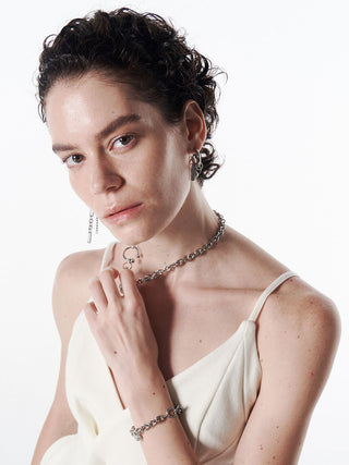 【JUSTINE CLENQUET】IRIS CRYSTAL EARRINGS