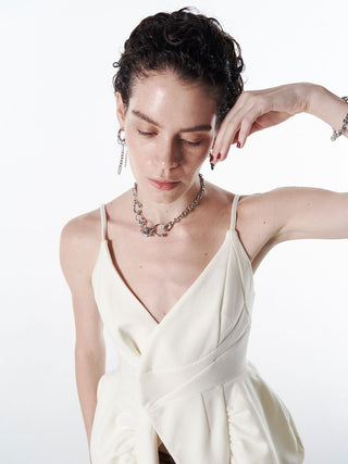 【JUSTINE CLENQUET】IRIS CRYSTAL EARRINGS